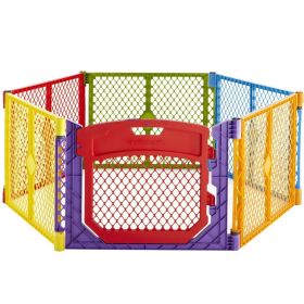 Superyard Colorplay Ultimate Freestanding 6 Panel Playpen