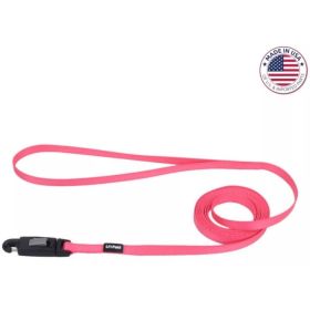 Li'l Pals Nylon Lead - Neon Pink - 6' Long x 5/16" Wide