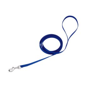 Single-Ply Nylon Dog Leash (Color: Blue)