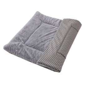 Cathouse Doghouse Mat Pet Supplies (Option: Short Plush Gray-S)