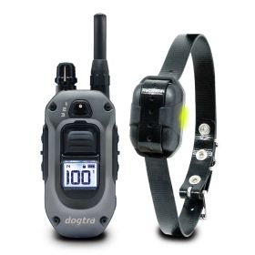 1/2 Mile 2 Dog Remote Trainer (Color: Black)