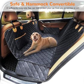 Pet Car Travel Rear Seat Cushion Dog Travel Toilet (Option: KC22 Small Ear Bag Orange D S)