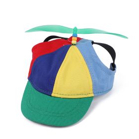 Pet Teddy Bamboo Dragonfly Baseball Cap (Option: Green-S)