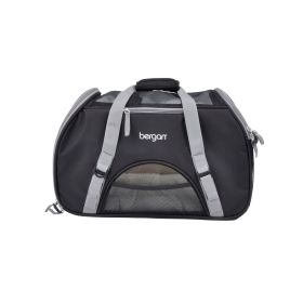 Pet Comfort Carrier (Color: Black / Gray)