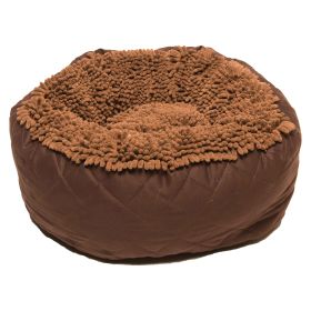 Dirty Dog Round Bed (Color: Brown)