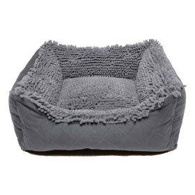 Dirty Dog Lounger Bed (Color: Cool Grey)