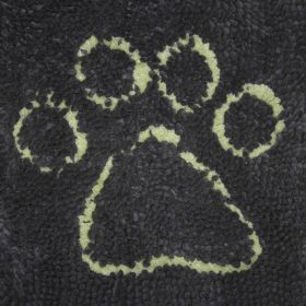 Dirty Dog Door Mat (Color: Cool Grey/Lime Green)