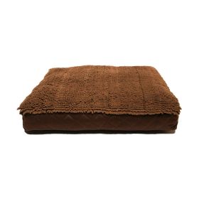 Dirty Dog Rectangle Bed (Color: Brown)