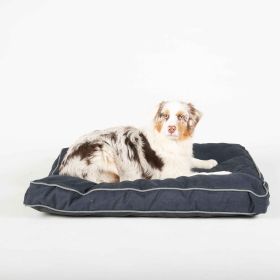 Repelz-It Upholstery Chenille Rectangle Pet Bed (Color: Blue/Grey)