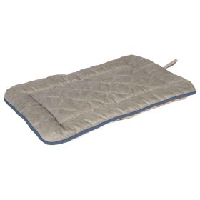 Chenille Pet Sleeper Cushion (Color: Grey/Blue)