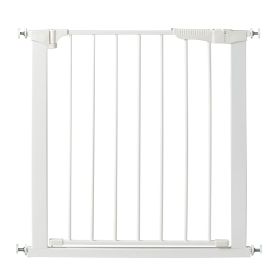 Auto Close Gateway Pressure Mounted Pet Gate (Color: White)