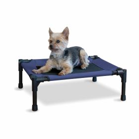 Original Pet Cot Elevated Pet Bed (Color: Blue)