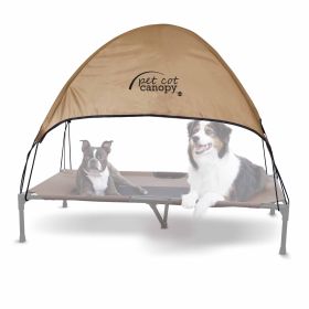 Pet Cot Canopy (Color: Tan)