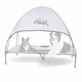 Pet Cot Canopy (Color: Gray)