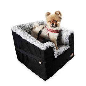 Bucket Booster Pet Seat Collapsible Rectangle (Color: Black)