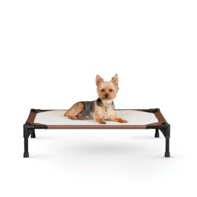 Self-Warming Pet Cot (Color: Brown)