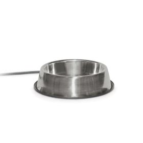 Pet Thermal Bowl (Color: Stainless Steel)