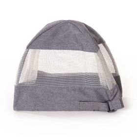 Travel Bike Basket Hood for Pets (Color: Gray)