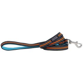 Neoprene Dog Leash Beethoven Neon (Color: Orange/Blue)