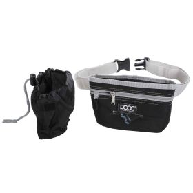 Treat and Training Pouch (Color: Black/Grey)