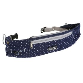 Walkie Belt (Color: Navy/White Polka Dot)