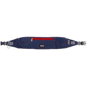 Walkie Belt (Color: Navy/Red)