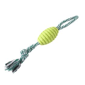 Dog Toys Pet Chew Toy Durable Chewers Toy For Aggressive Dogs With Rope - Indestructible Rope Dog Toys - Best Set For Heavy Duty Chewing And Interacti (Color: Green)