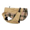 Alpine All-Weather Dog Coat - Beige Plaid