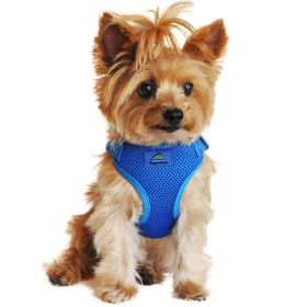 Wrap and Snap Choke Free Dog Harness - Cobalt Blue (size: medium)