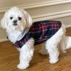 Weekender Dog Sweatshirt Hoodie - Red and Black Plaid Flannel    NEW 2023