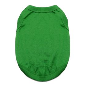 100% Cotton Dog Tanks (Color: Emerald Green, size: X-Large)