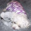 Cuddle Pup Dog Pajamas - Fluffy Clouds - Purple