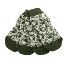 Non-Skid Dog Socks -  Camo (size: small)