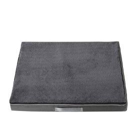 Memory Foam Pet Autumn And Winter Waterproof Gasket (Option: Dark Gray-75X50X10CM)