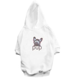 Pet Clothing Dog Hoodie Compared To Bear Cotton Hoodie (Option: White-XS)