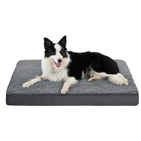 Dog Cage Mat Removable And Washable Sponge Kennel Pet Pad (Option: Dark Gray-M 76x51x75CM)