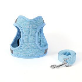 Fashion Dog Walking Chain Rope (Option: Blue-M)