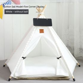 Pet Tent Cat House Removable And Washable Kennel Cat Villa Semi-enclosed Insulation Cat Nest Foldable Cat Tents (Option: Style A-M)