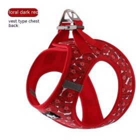 Fashion Small Dog Teddy Vest (Option: Red Gesang-S)