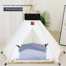 Pet Tent Cat House Removable And Washable Kennel Cat Villa Semi-enclosed Insulation Cat Nest Foldable Cat Tents (Option: Style H-L)