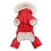 Red Ruffin It Dog Snow Suit Harness