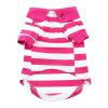 Polos Striped - Pink Yarrow & White